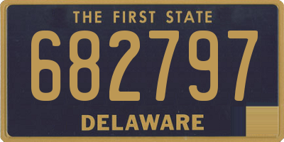 DE license plate 682797