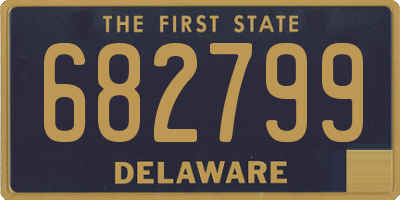 DE license plate 682799