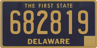 DE license plate 682819