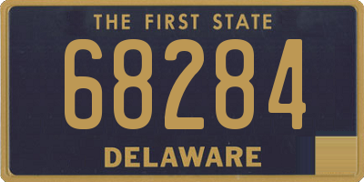 DE license plate 68284