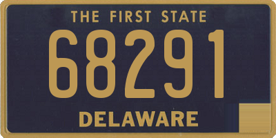 DE license plate 68291