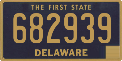 DE license plate 682939