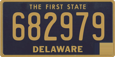DE license plate 682979