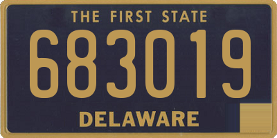 DE license plate 683019