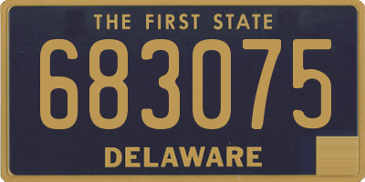 DE license plate 683075
