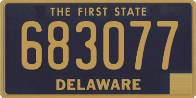 DE license plate 683077