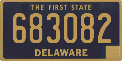 DE license plate 683082