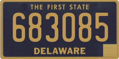 DE license plate 683085