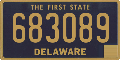 DE license plate 683089