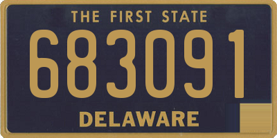 DE license plate 683091