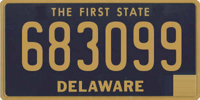 DE license plate 683099