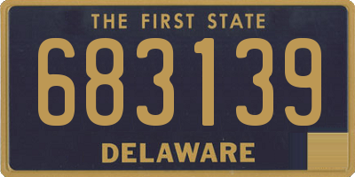 DE license plate 683139