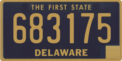 DE license plate 683175