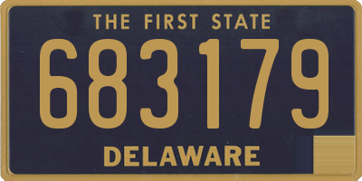 DE license plate 683179
