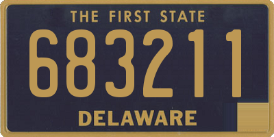 DE license plate 683211