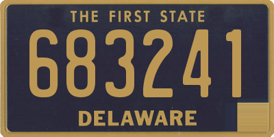 DE license plate 683241