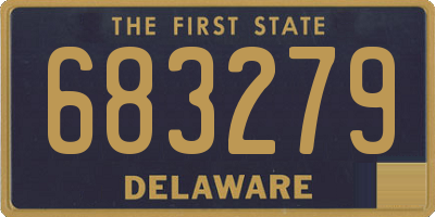 DE license plate 683279