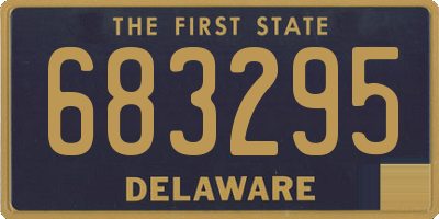 DE license plate 683295