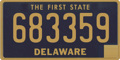 DE license plate 683359