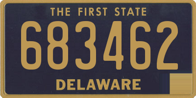 DE license plate 683462