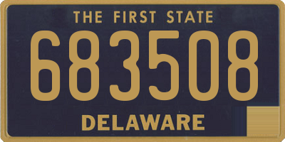 DE license plate 683508