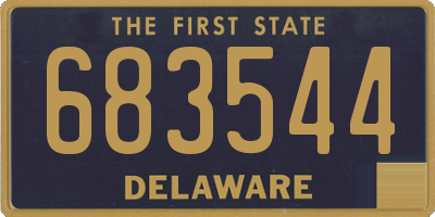 DE license plate 683544
