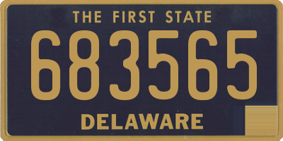 DE license plate 683565