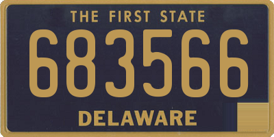 DE license plate 683566