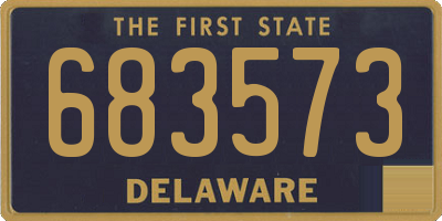 DE license plate 683573