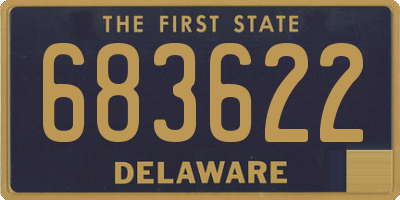 DE license plate 683622