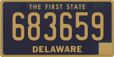 DE license plate 683659
