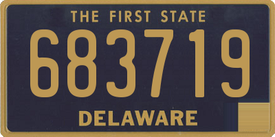 DE license plate 683719