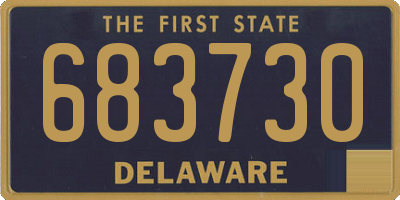 DE license plate 683730