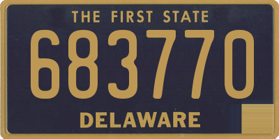 DE license plate 683770