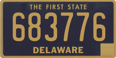 DE license plate 683776