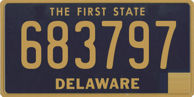 DE license plate 683797