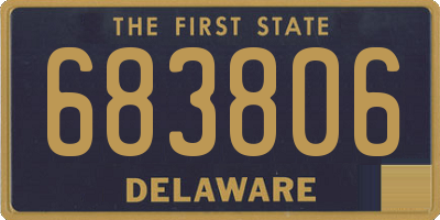 DE license plate 683806