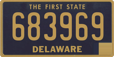 DE license plate 683969