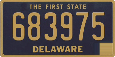 DE license plate 683975