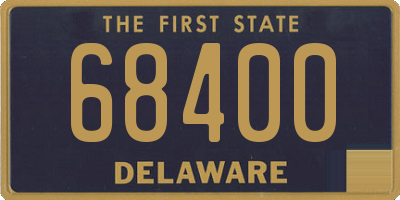 DE license plate 68400