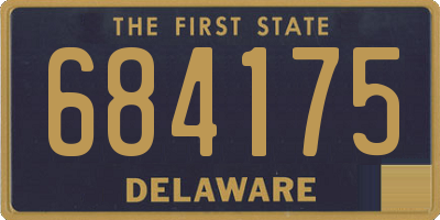 DE license plate 684175
