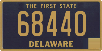 DE license plate 68440