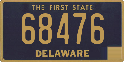 DE license plate 68476