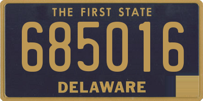 DE license plate 685016
