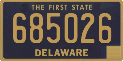 DE license plate 685026