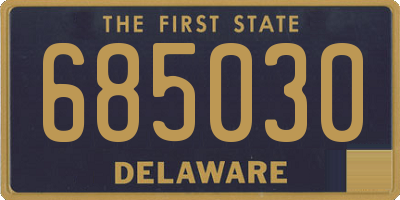 DE license plate 685030
