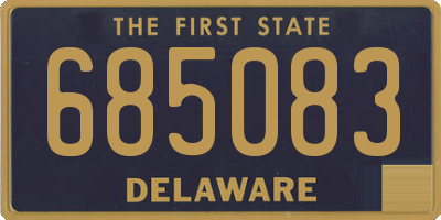 DE license plate 685083