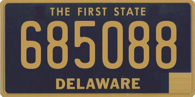 DE license plate 685088