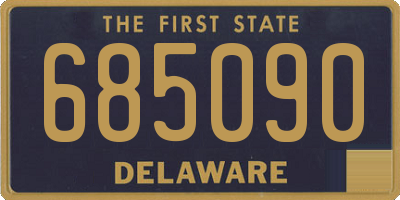 DE license plate 685090