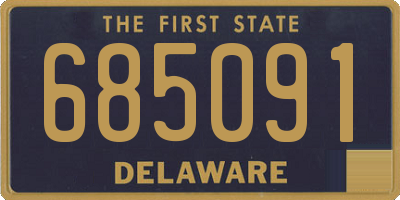 DE license plate 685091